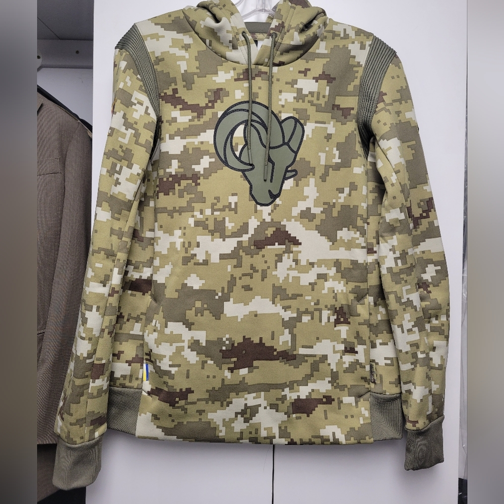 Nike LA Rams Camouflage Hooded Sweatshirt